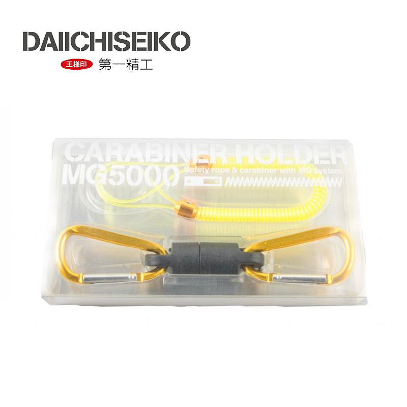 DAIICHISEIKO 第一精工Carabiner Holder MG 5000 伸縮繩#33159 - 台灣星光貿易/豪越企業有限公司